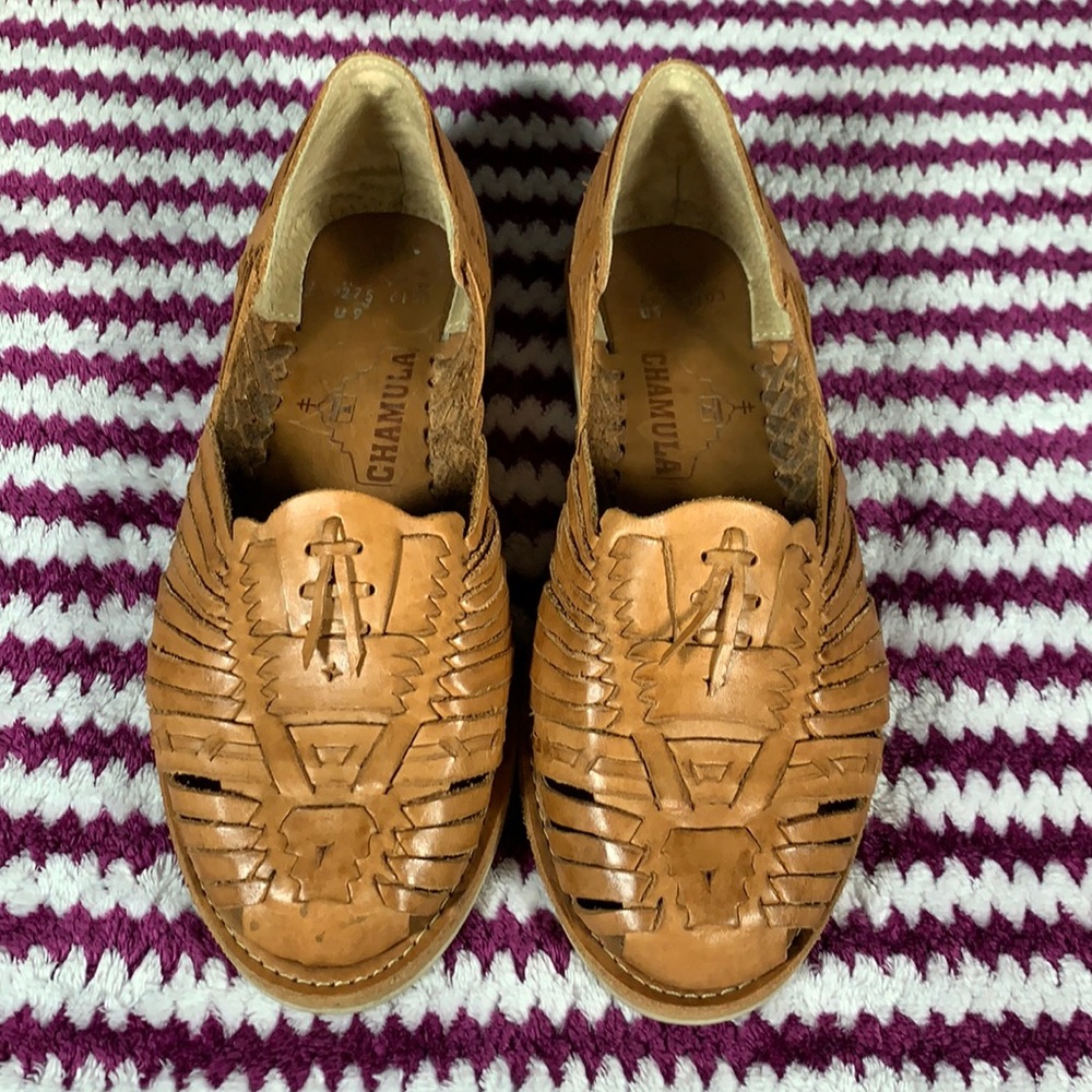 Chamula leather sandals